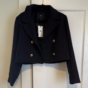 7 For All Mankind Peacoat NWT